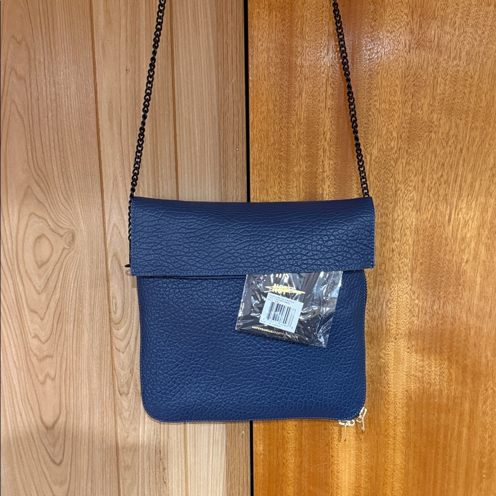 Ampersand as Apostrophe Leather Flap Bag